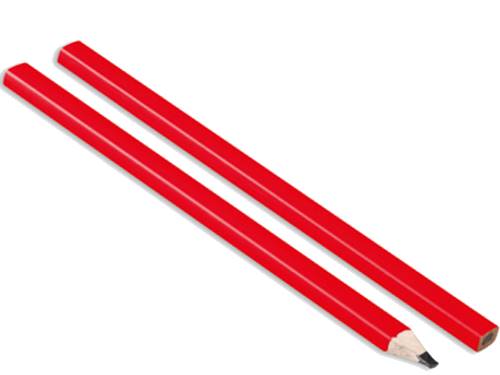 OŁÓWEK STOLARSKI 240mm CZERWONY