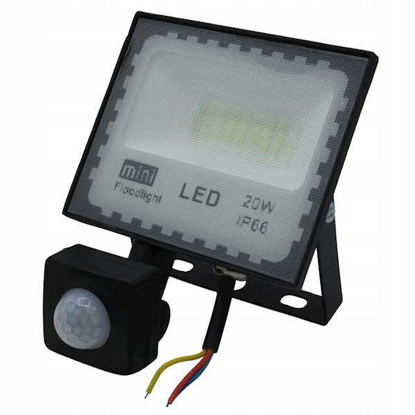 HALOGEN LED 20W CZUJNIK