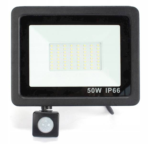 HALOGEN LED 50W Z CZUJNIKIEM  LED2B