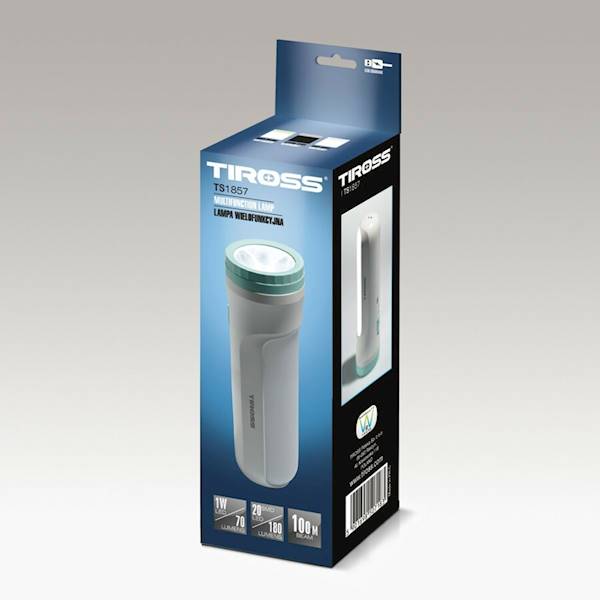 LATARKA ŁADOWALNA USB 1W LED TS1857 