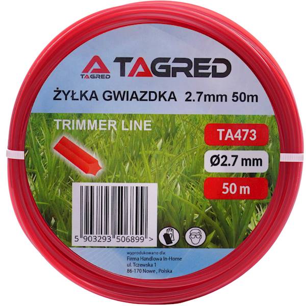 ŻYŁKA DO PODKASZARKI GWIAZDKA 2,7mm* 50m