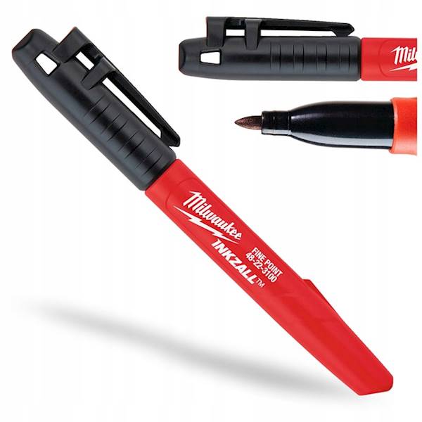 MARKER CZARNY MILWAUKEE 1mm