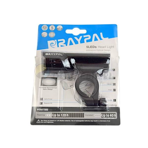 LAMPKA ROWEROWA 5LED 3XAAA