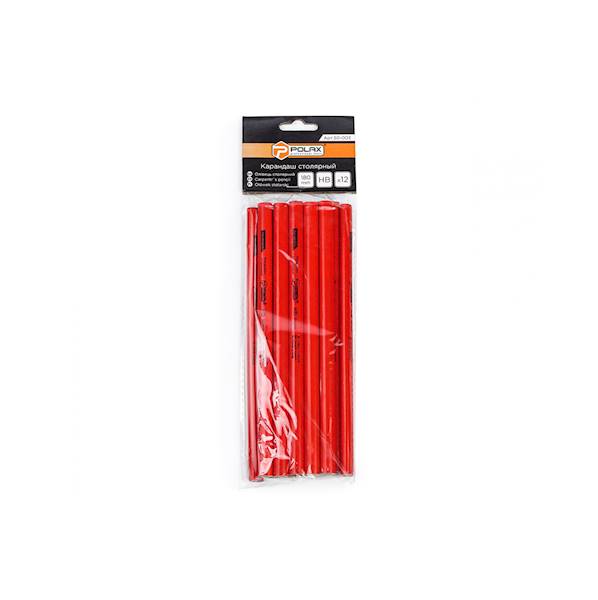OŁÓWEK STOLARSKI 180MM HB 12SZT POLAX