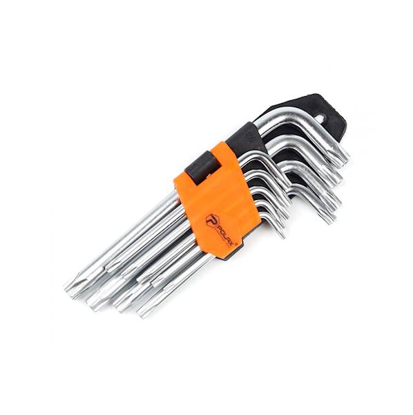 KLUCZE KRÓTKIE TORX 9EL. T10-T50 POLAX