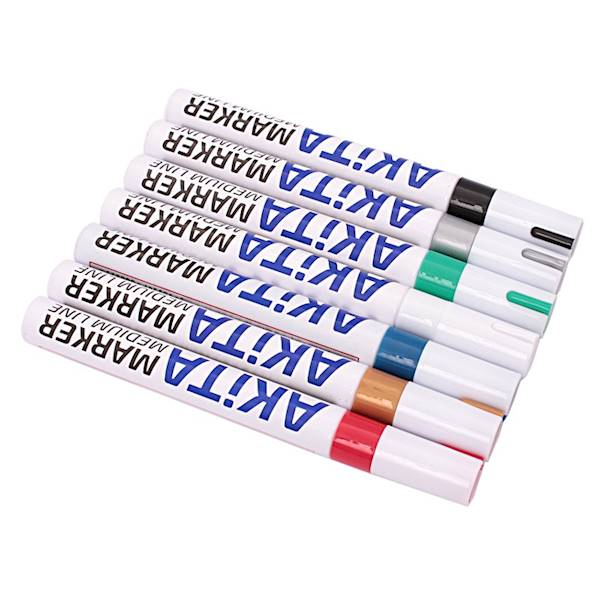 MARKER OLEJOWY CZERWONY                1/12