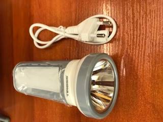 LATARKA ŁADOWALNA 3W+1W LED TS-1854
