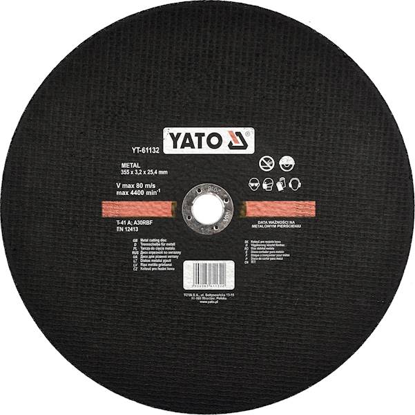 TARCZA DO METALU 355X3,2X25,4 "YATO"