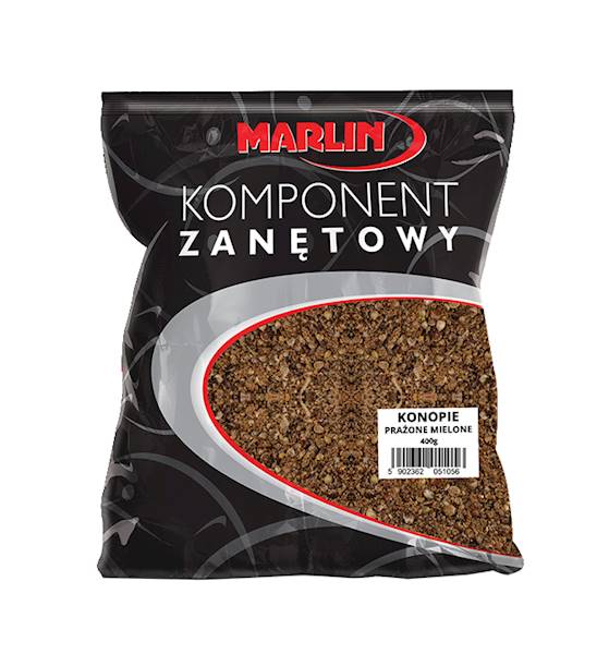 WM4D Konopie  prażone mielone 400g  MARLIN