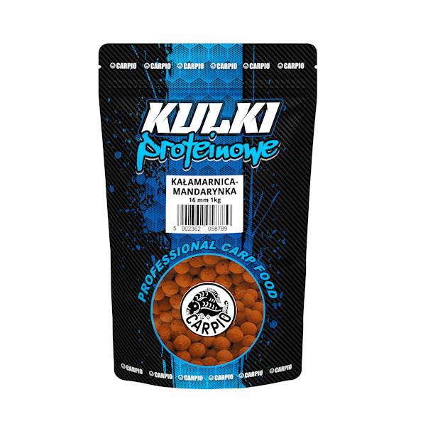 CBI Kulki proteinowe  16mm kałamar-mandarynka 1kg