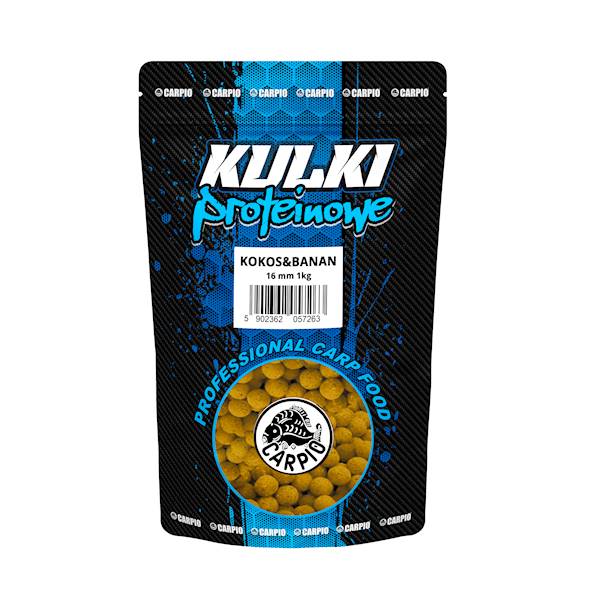 CBE Kulki proteinowe  16mm kokos & banan 1 kg