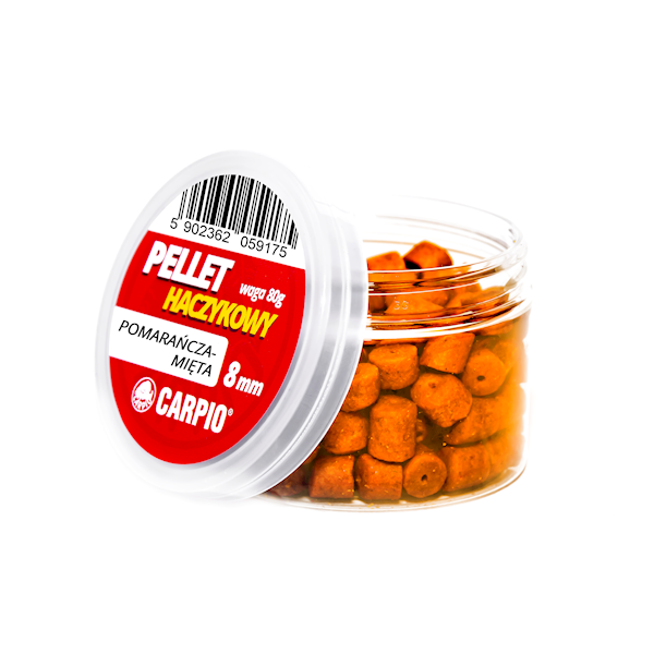 DC8P Pellet haczykowy 8mm pomara - mięta 80g