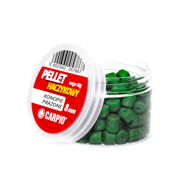 DC8P Pellet haczykowy  8mm  konopie prażone  80g