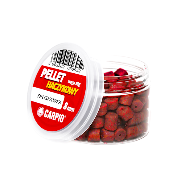 DC8P Pellet haczykowy 8mm truskawka 80g