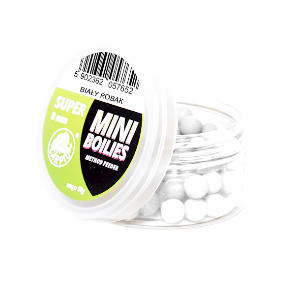 DC5B Mini boilies method   biały robak  50g