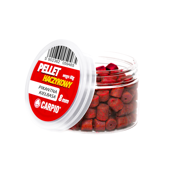 DC8P Pellet haczykowy 8mm pikantna kiełbasa 80g