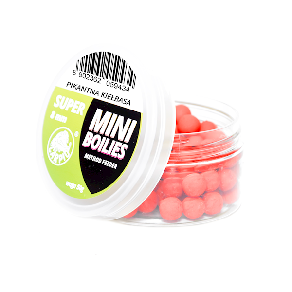 DC5B Mini boilies method   pikantna kiełbasa  50g
