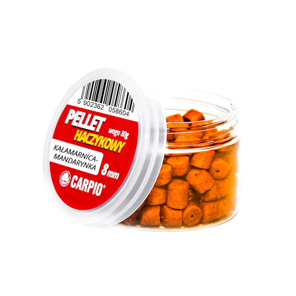 DC8P Pellet haczykowy  8 mm  kałamar - mandary 80g