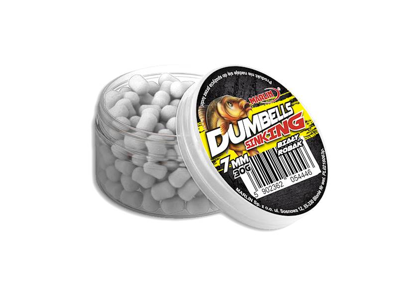 DM3S Dumbells  sinking tonący  biały robak 30g