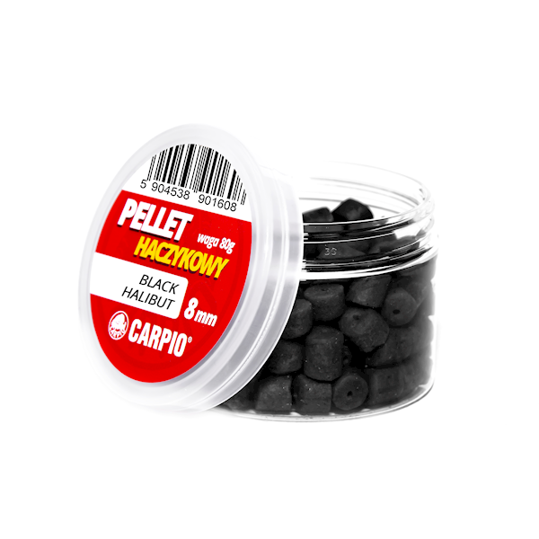 DC8P Pellet haczykowy  8mm  black halibut  80g