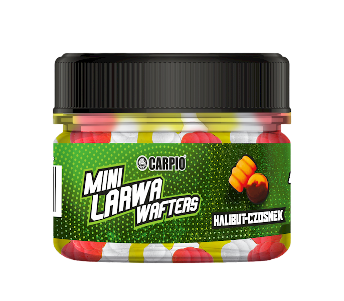 DC1L Mini LARWA wafters  halibut - czosnek 15g 
