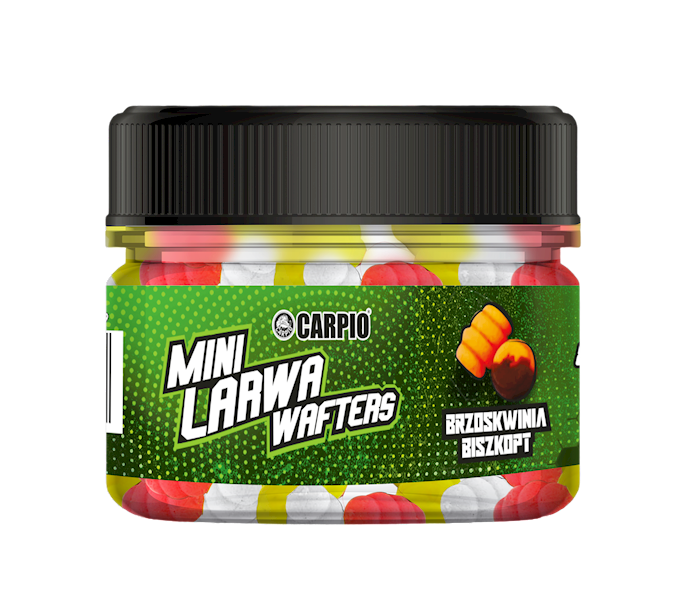 DC1L Mini LARWA wafters  brzoskwinia biszkopt 15g 