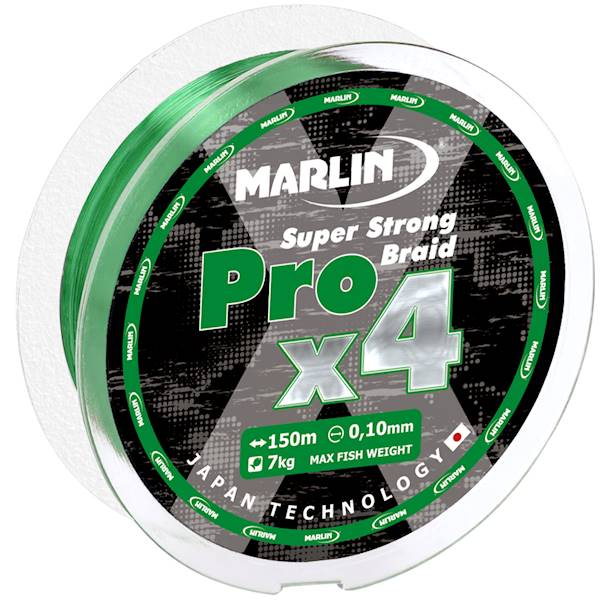 AIT Plecionka  PRO x 4  0,10 / 150 m - zielona