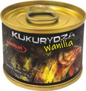 KM1P Kukurydza  wanilia  puszka 125g