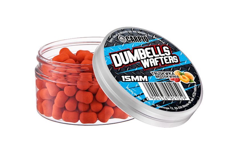 DC3M Dumbells wafters 15mm  truskaw & brzoskwi 30g