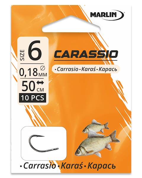AJU Haczyki  z przyponem  CARRASIO  nr.6