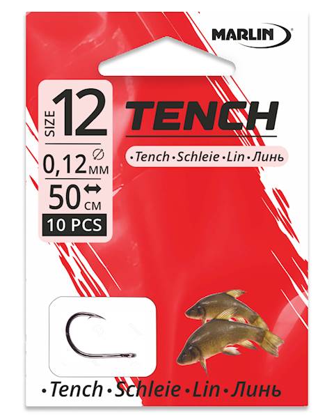 AJU Haczyki z przyponem TENCH nr.12