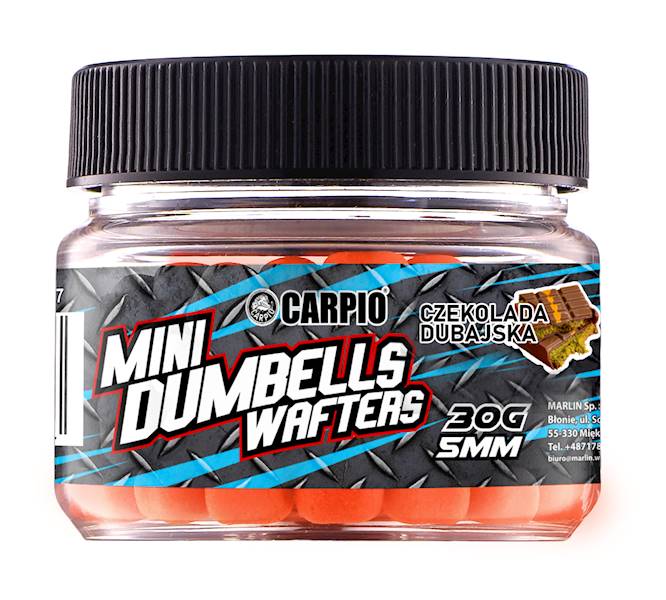 FFG MINI dumbells wafters 5mm czekol. dubaj. 20g