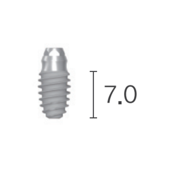 NTI384507 - Implant Bright Tissue Level, śr. 4,5 ; L7