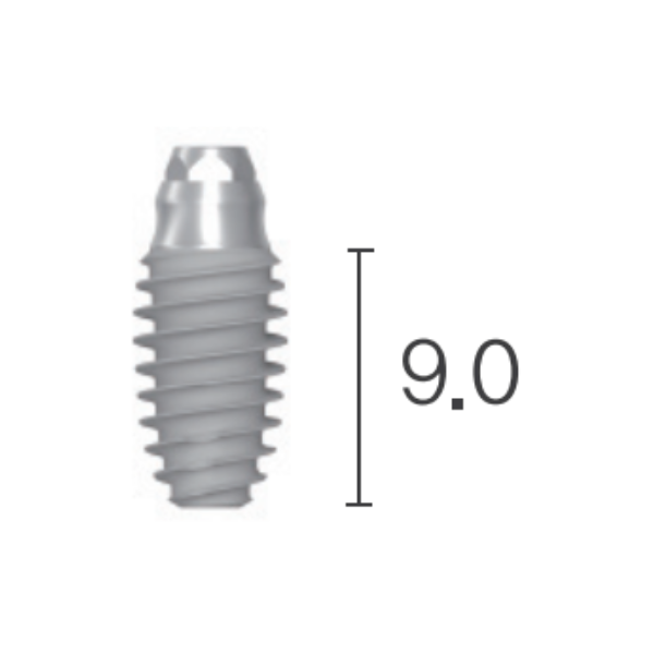 NTI385009 - Implant Bright Tissue Level, śr. 5,0 ; L9