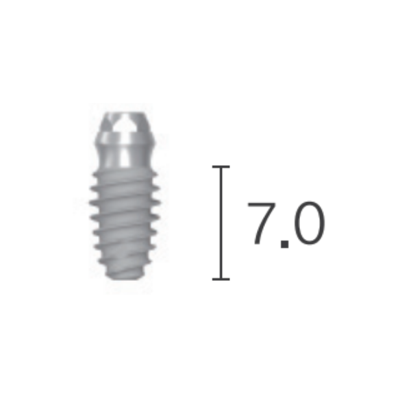 NTI384007 - Implant Bright Tissue Level, śr. 4,0 ; L7