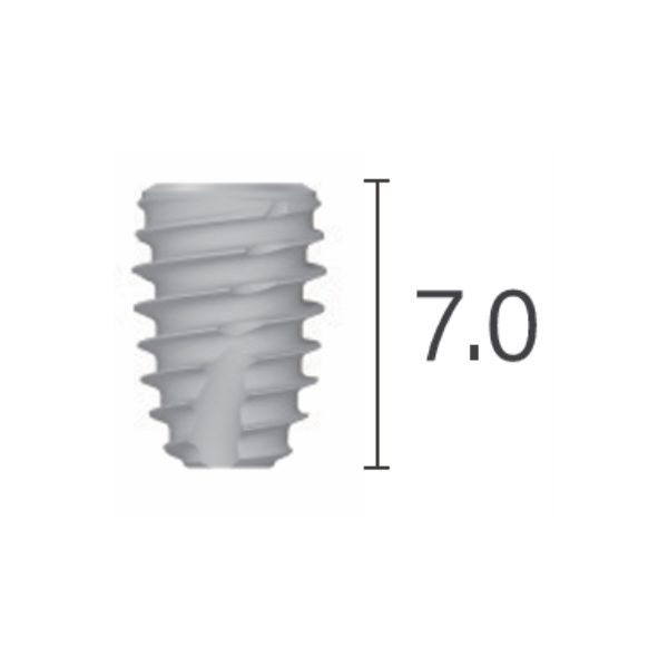 BFX4507  - Implant Bright Bone Level, śr. 4,5 L7