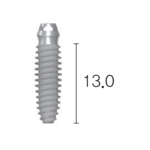 NTI384013 - Implant Bright Tissue Level, śr. 4,0 ; L13