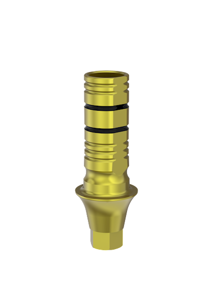 SIB-DC4-43C1.5 - Ti-base z wydłużonym kominem DC4, Ø stopnia 4.3mm GH 1.5mm, HEX