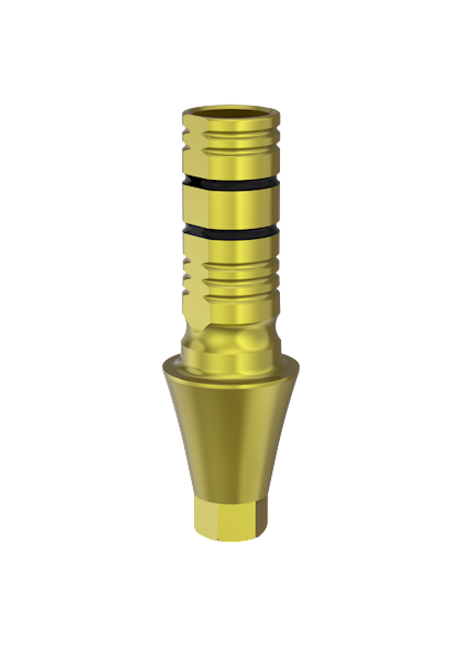 SIB-DC4-43C3 - Ti-base z wydłużonym kominem DC4, Ø stopnia 4.3mm GH 3.0mm, HEX