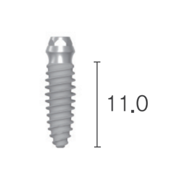 NTI383511  - Implant Bright Tissue Level, śr. 3,5 ; L11,0