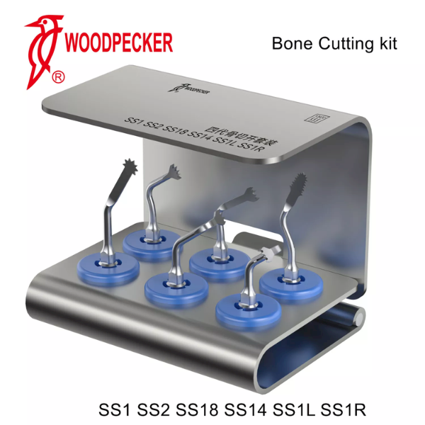 Woodpecker - Zestaw końcówek do piezochirurgii, osteotomy KIT
