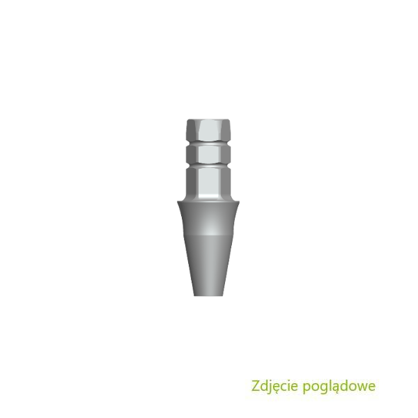BMI4035H - Metal link, Ø 4,0; G/H 3.5mm, hex