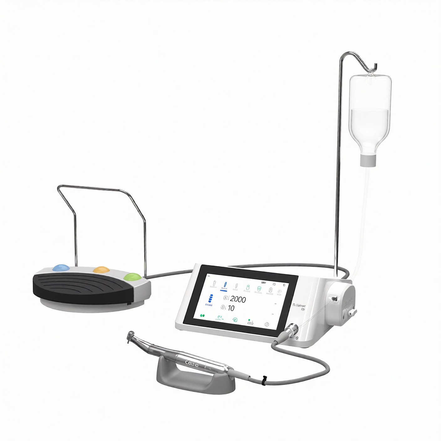 COXO - C-SAILOR-S1 fizjodyspenser implantologiczny, 2 kątnice w zestawie