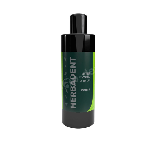 HERBADENT ORIGINAL Ziołowy płyn do płukania jamy ustnej FORTE z fluorem 400 ml