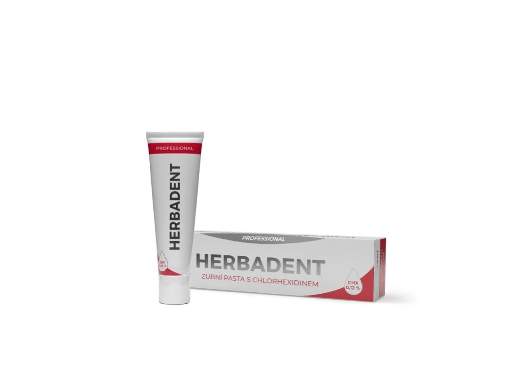 HERBADENT PROFESSIONAL Pasta do zębów z 0,12% CHX 40 g