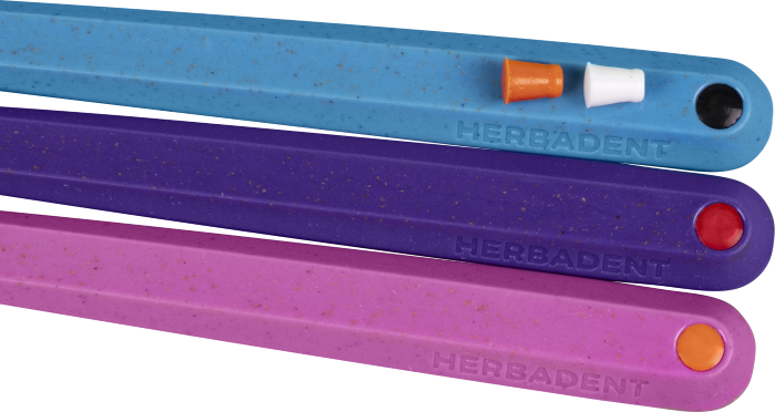HERBADENT JUNIOR Tripplepack, toothbrush very soft bristles **** mix colour
