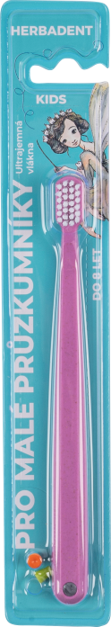 HERBADENT KIDS toothbrush ultrasoft bristles ***** pink - blister