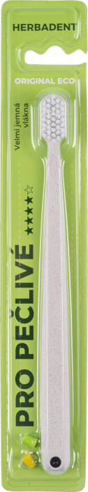 HERBADENT ORIGINAL toothbrush very soft bristles **** blister