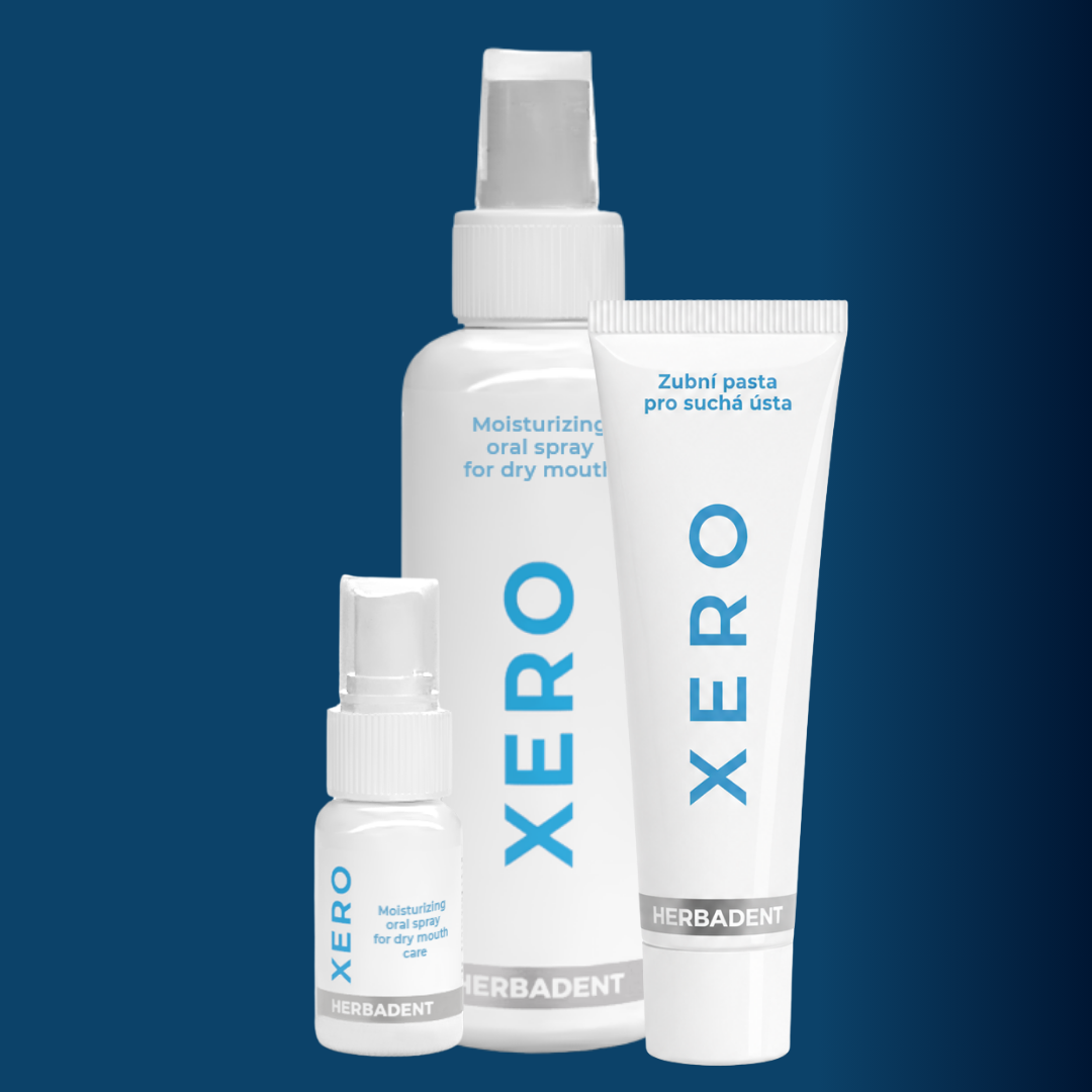 Zestaw Herbadent XERO Spray x2 + pasta