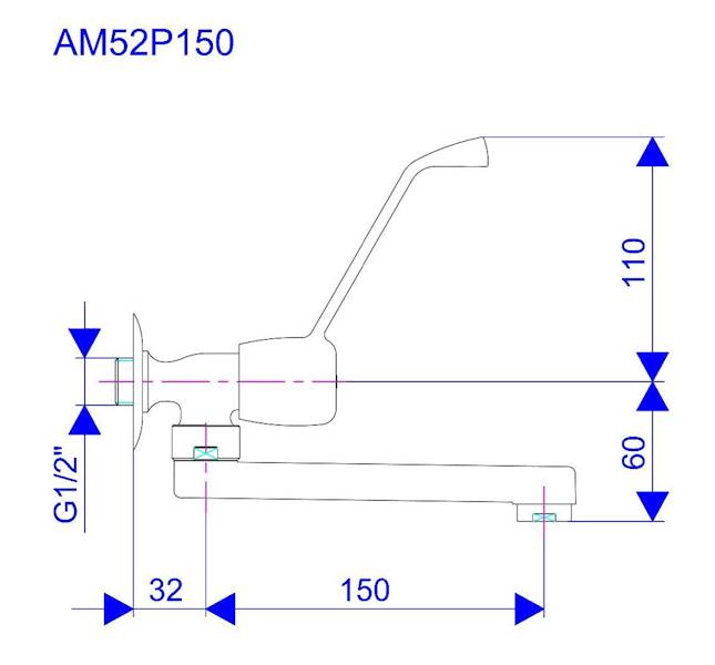 ROSAN Bateris ścienna L-150 MEDICAL